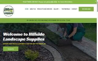Hillside Landscape Supplies website