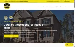 MSJ Home Inspections website