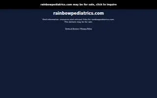 Rainbow Pediatrics of Hope Mills website