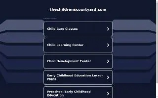 The Children's Courtyard of Hope Mills website