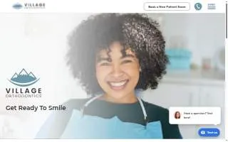 Village Orthodontics- Hope Mills website