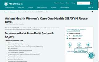 Atrium Health Women's Care One Health OB/GYN