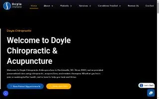 Doyle Chiropractic and Acupuncture website