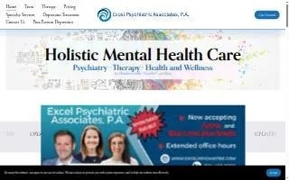 Excel Psychiatric Associates, P.A. website