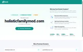 Holistic Family Medicine of Lake Norman website