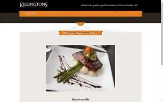 Killingtons - Huntersville website