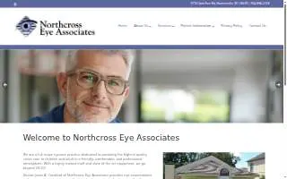 Northcross Eye Associates website