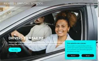Remedy Driving School website