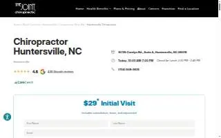The Joint Chiropractic of Huntersville website
