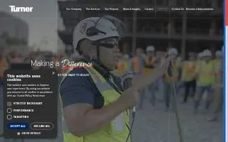 Turner Design Build website