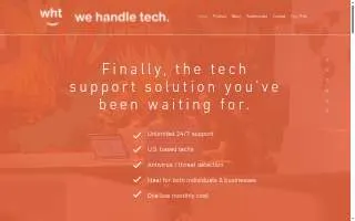 We Handle Tech of Cornelius website
