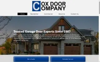 Cox Door Company website