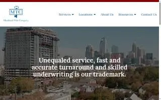 Morehead Title Company of Indian Trail website