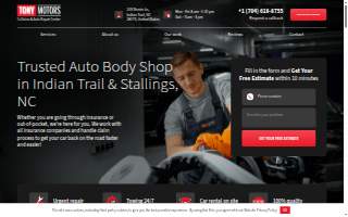 Tony Motors Collision & Auto Body Repair of Indian Trail