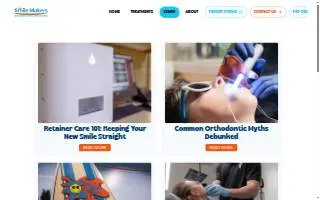 Coastal Carolina Orthodontics of Jacksonville website