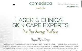 CPMedSpa Laser & Skin website