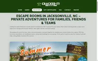 Cracked It Escape Games website