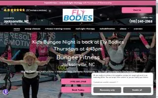 Fly Bodies Fitness website