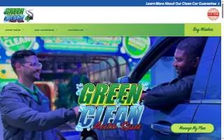 Green Clean Auto Spa website