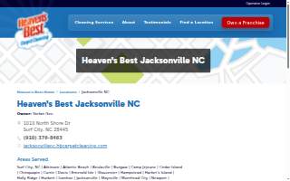 Heaven's Best Carpet Cleaning Jacksonville NC