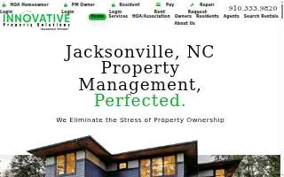 Innovative Property Solutions of Jacksonville website