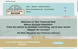 Keystone Crest Financials website