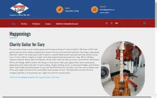 Guitars N' Cars website