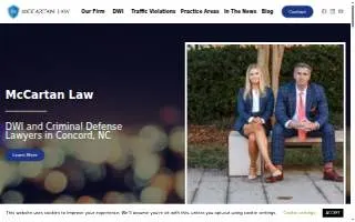 McCartan Law of Kannapolis website