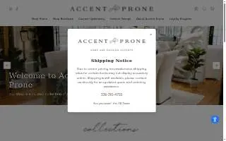 Accent Prone website