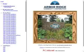 Arbor Ridge At Kernersville website