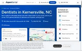Aspen Dental - Kernersville website