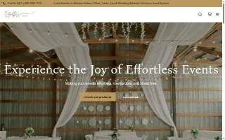Effortless Event Rentals website