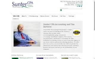 SunterCPA website