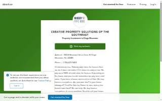 Creative Property Solutions of the Southeast website