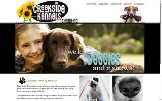 Creekside Kennels of Kings Mountain website