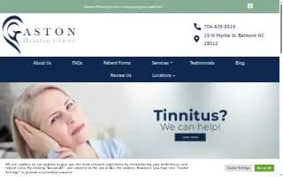 Gaston Hearing Center website