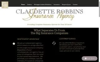 Claudette Robbins Insurance website