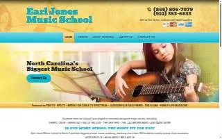 Earl Jones Music School of Kinston website