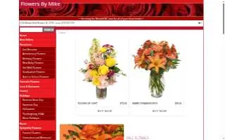 Flowers by Mike LLC website
