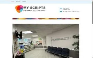 MY SCRIPTS PHARMACY website