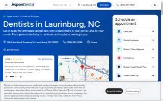 Aspen Dental - Laurinburg website