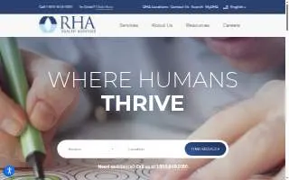 RHA Health Services - Laurinburg Behavioral Health website
