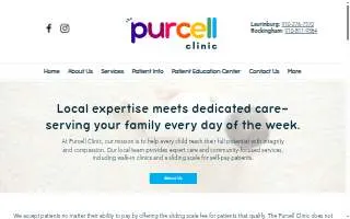 The Purcell Clinic website