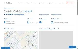 Classic Collision of Leland website