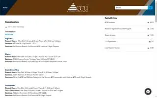 Corning Credit Union - Leland Branch website