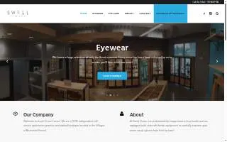 Swell Vision Center website