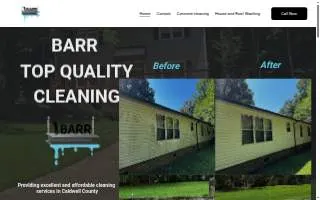 Barr Pressure Washing LLC website