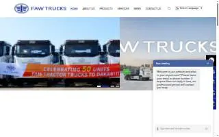 Faw's Auto Services Center website