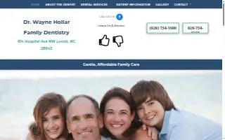 Hollar D Wayne DDS PA website