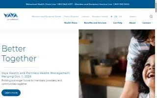 Vaya Health website